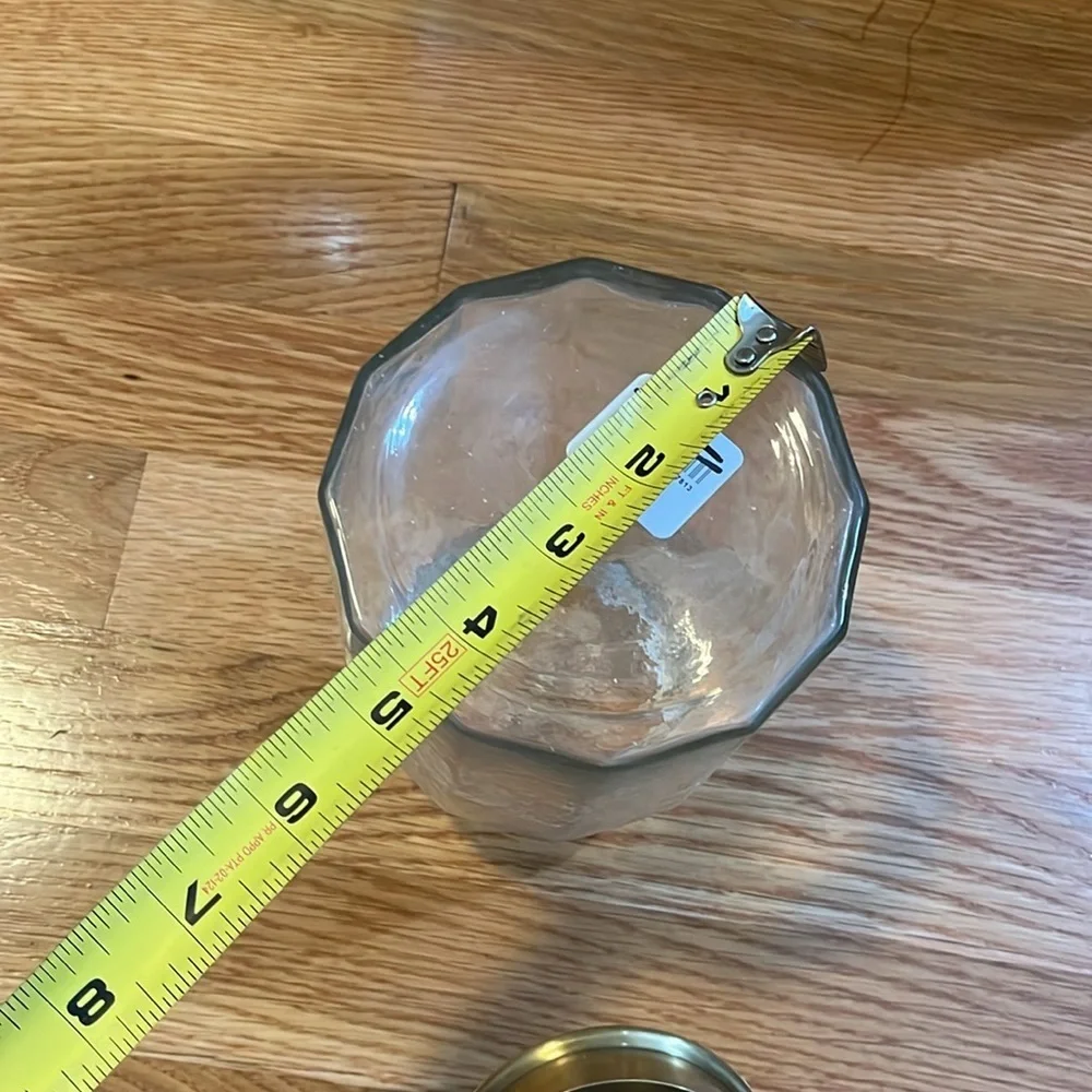 Anthropologie Janie Glass Container Set of Four NIB